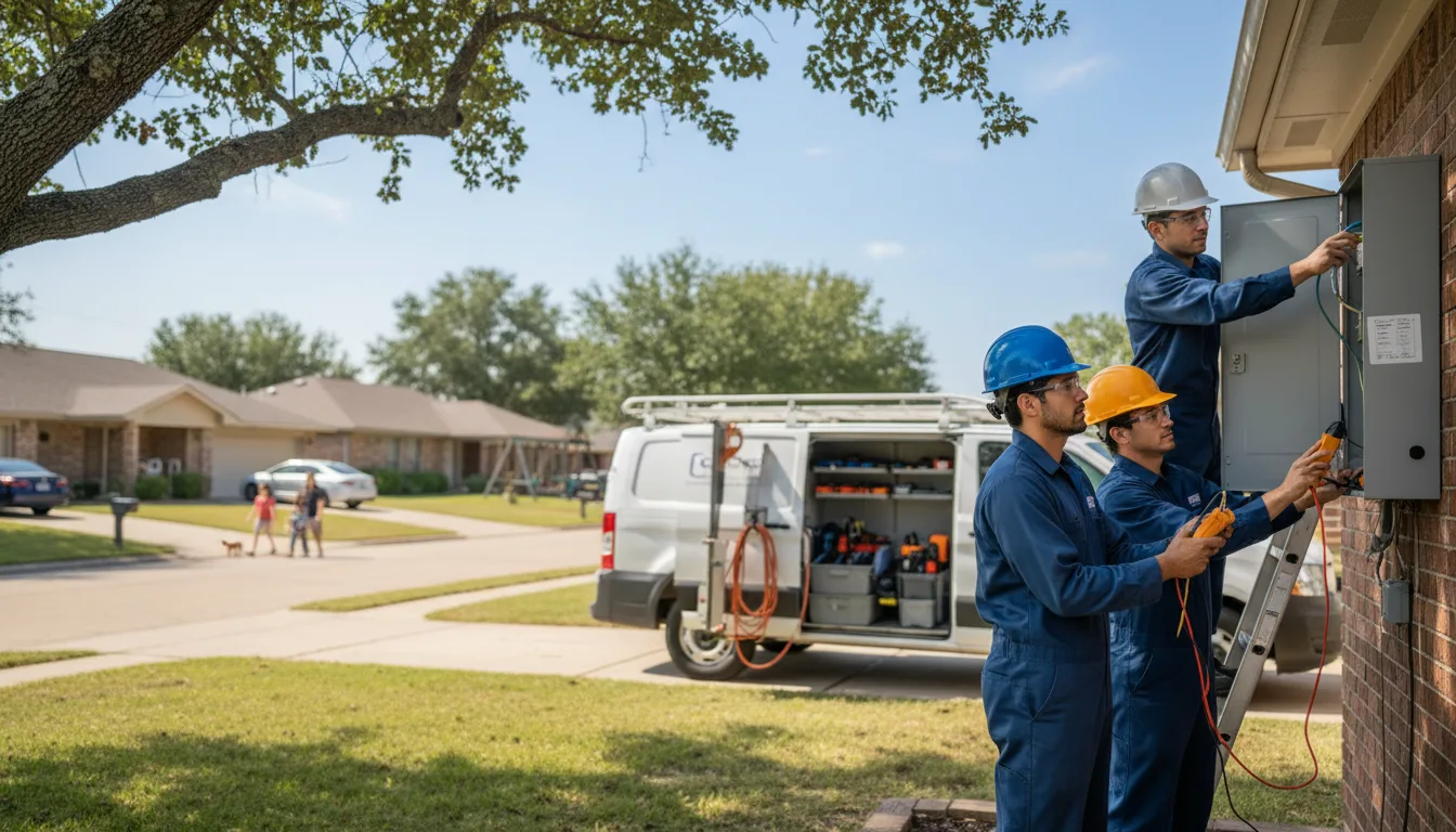 Certified electrician providing emergency electrical services in Dunreith, IN